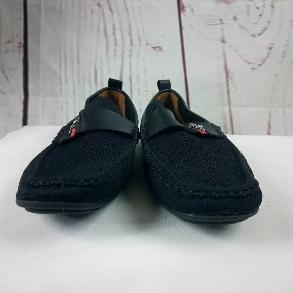 Solo Special Edition Men's Black Faux Leather Slip-On Loafer Shoes